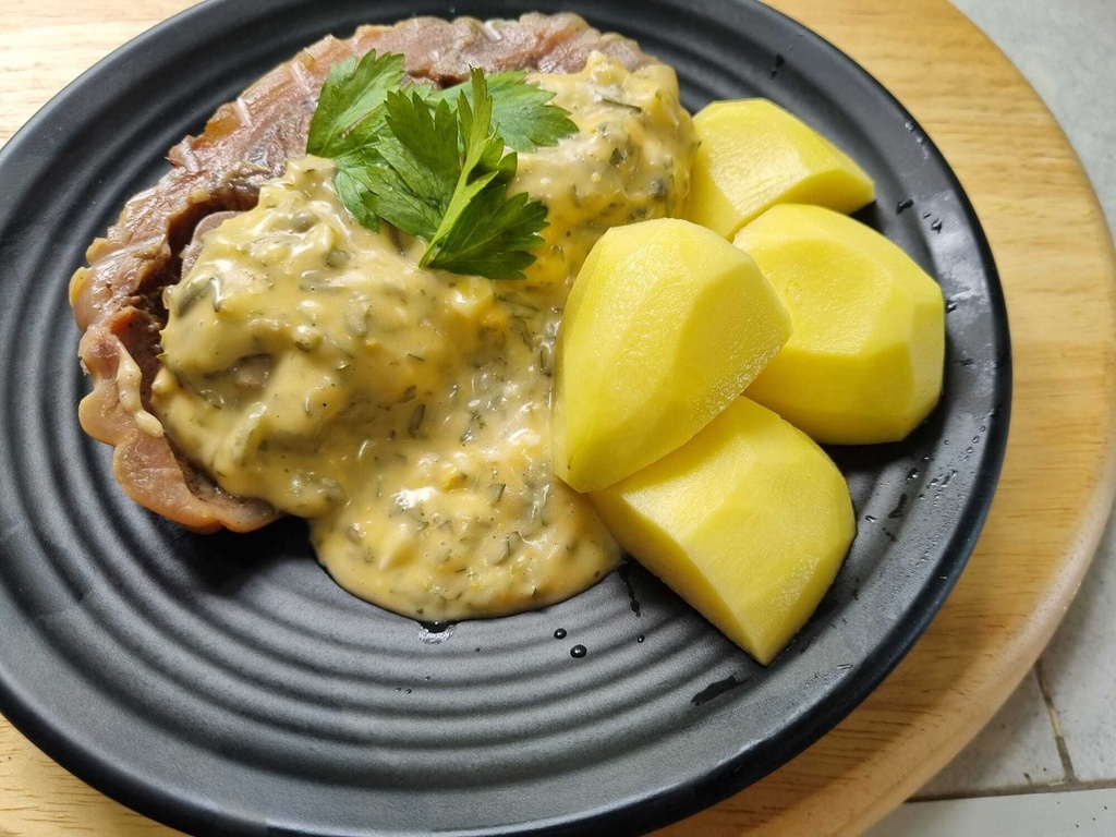 [TETV1410] "Tete de veau" with Gribiche Sauce